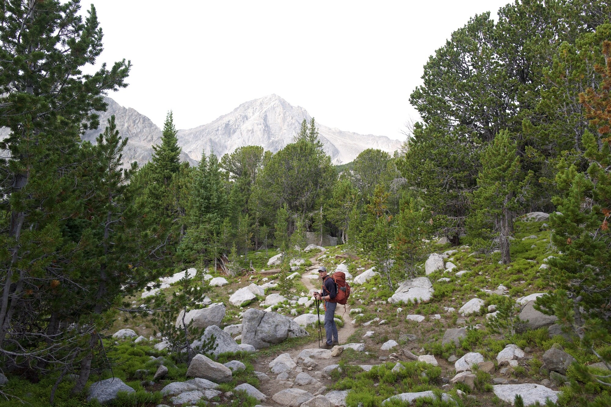 Joe hiking