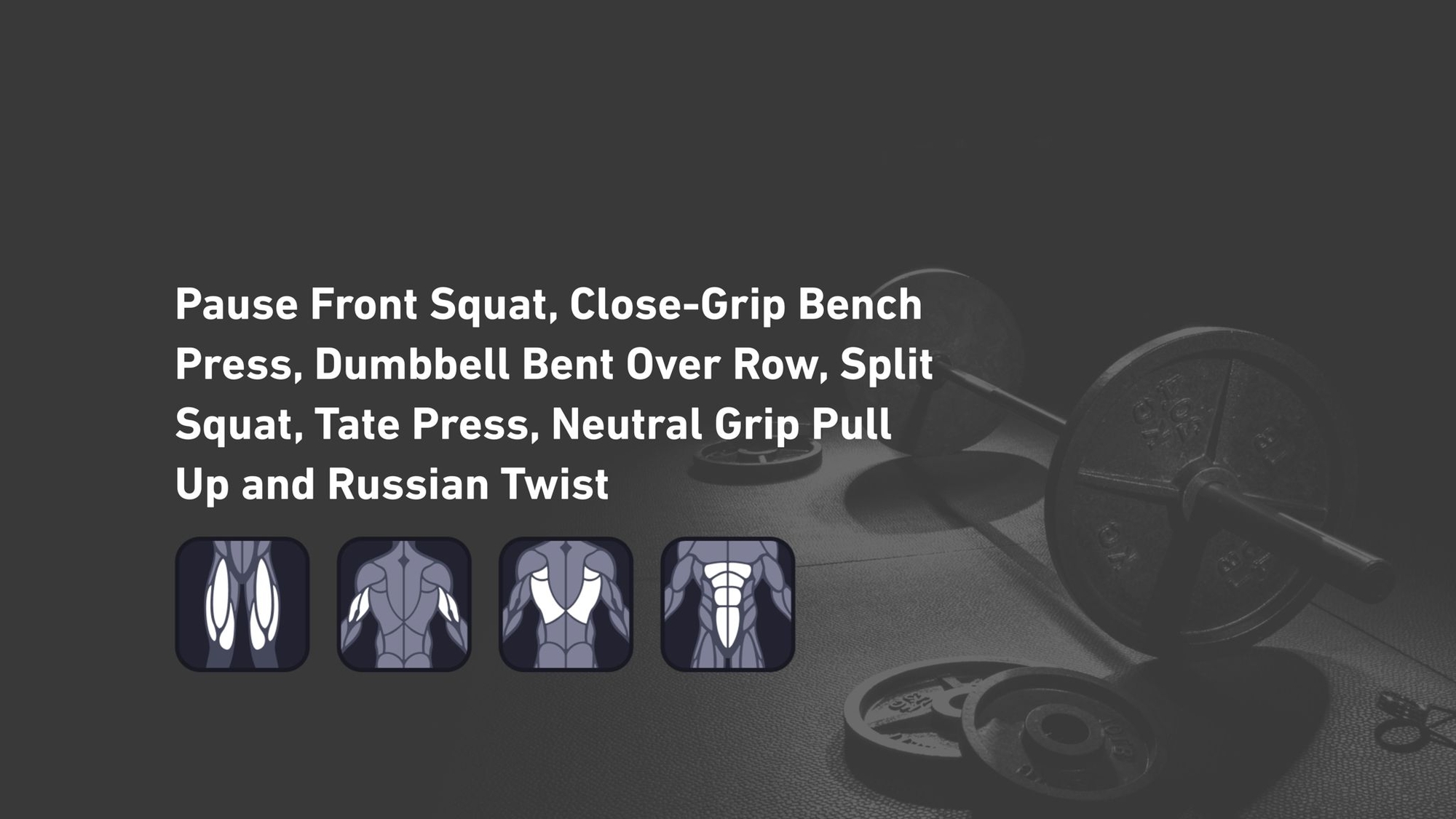 Fitbod - Quadriceps, Triceps, Back, Abs ๐๏ธ