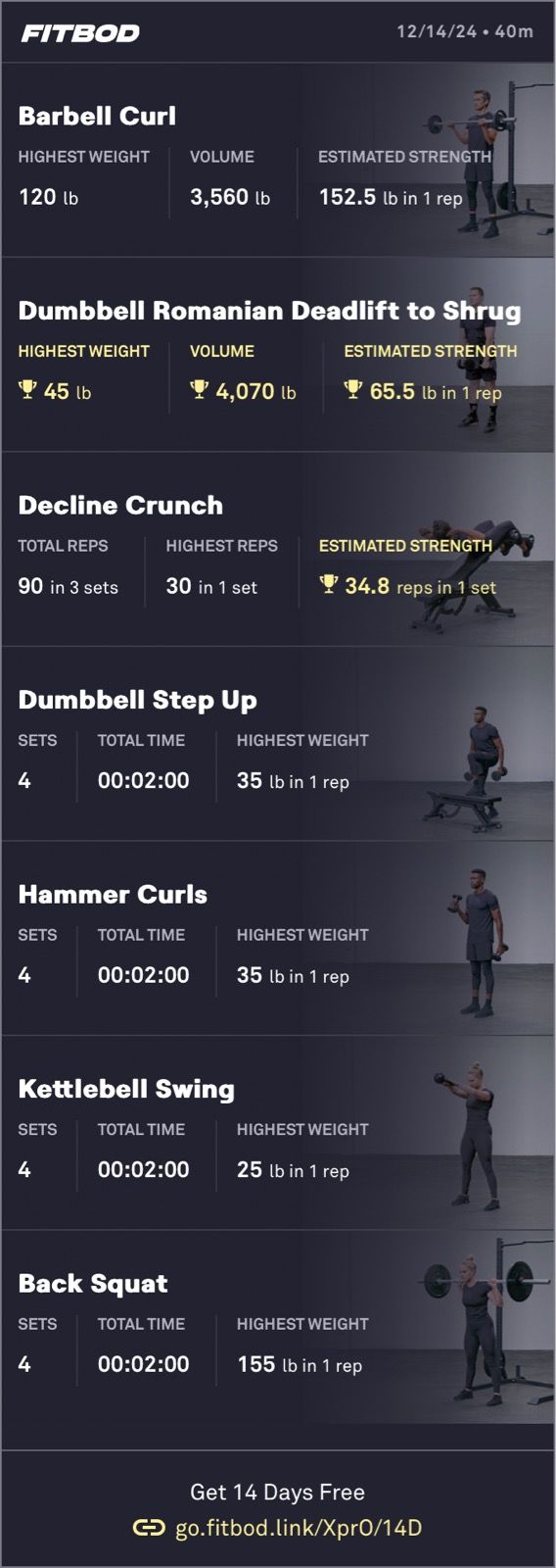 Lunch Weight Training 🏋️