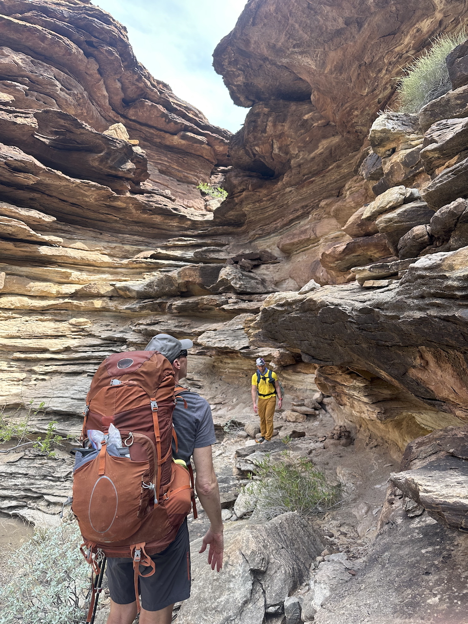 foot of a climb
