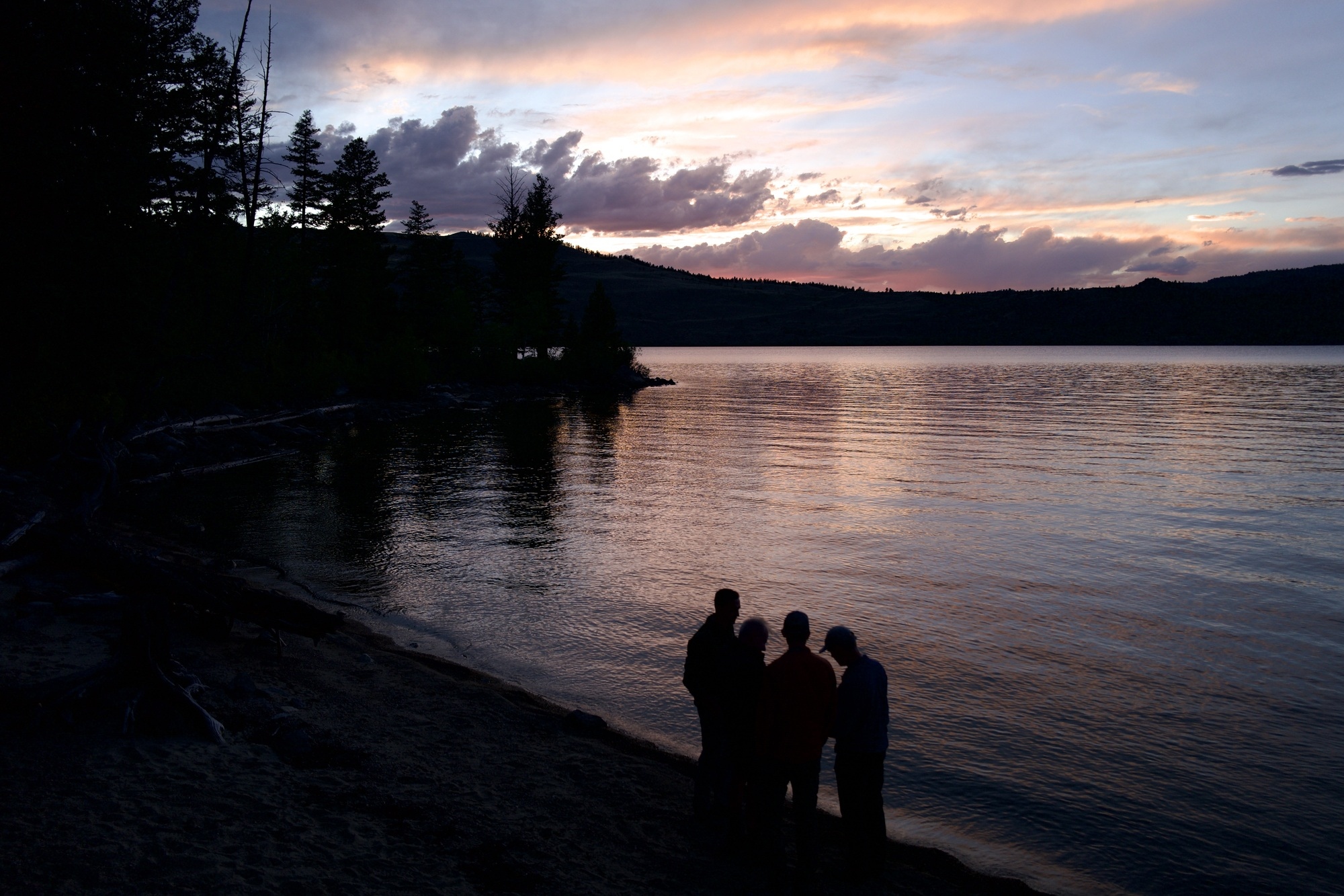 Freemont Lake sunset