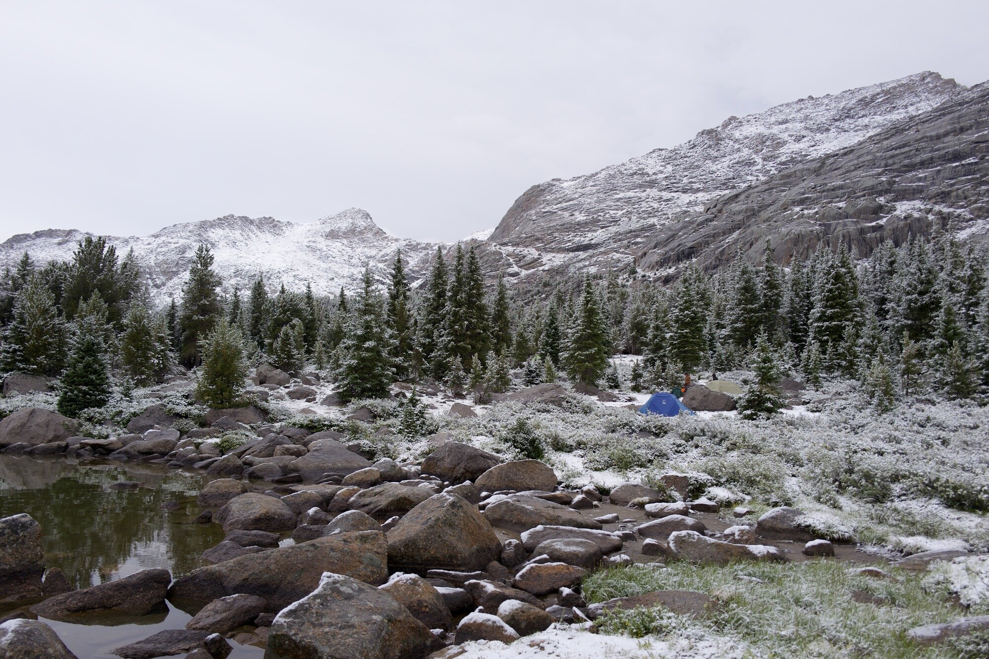 shadow lake snow