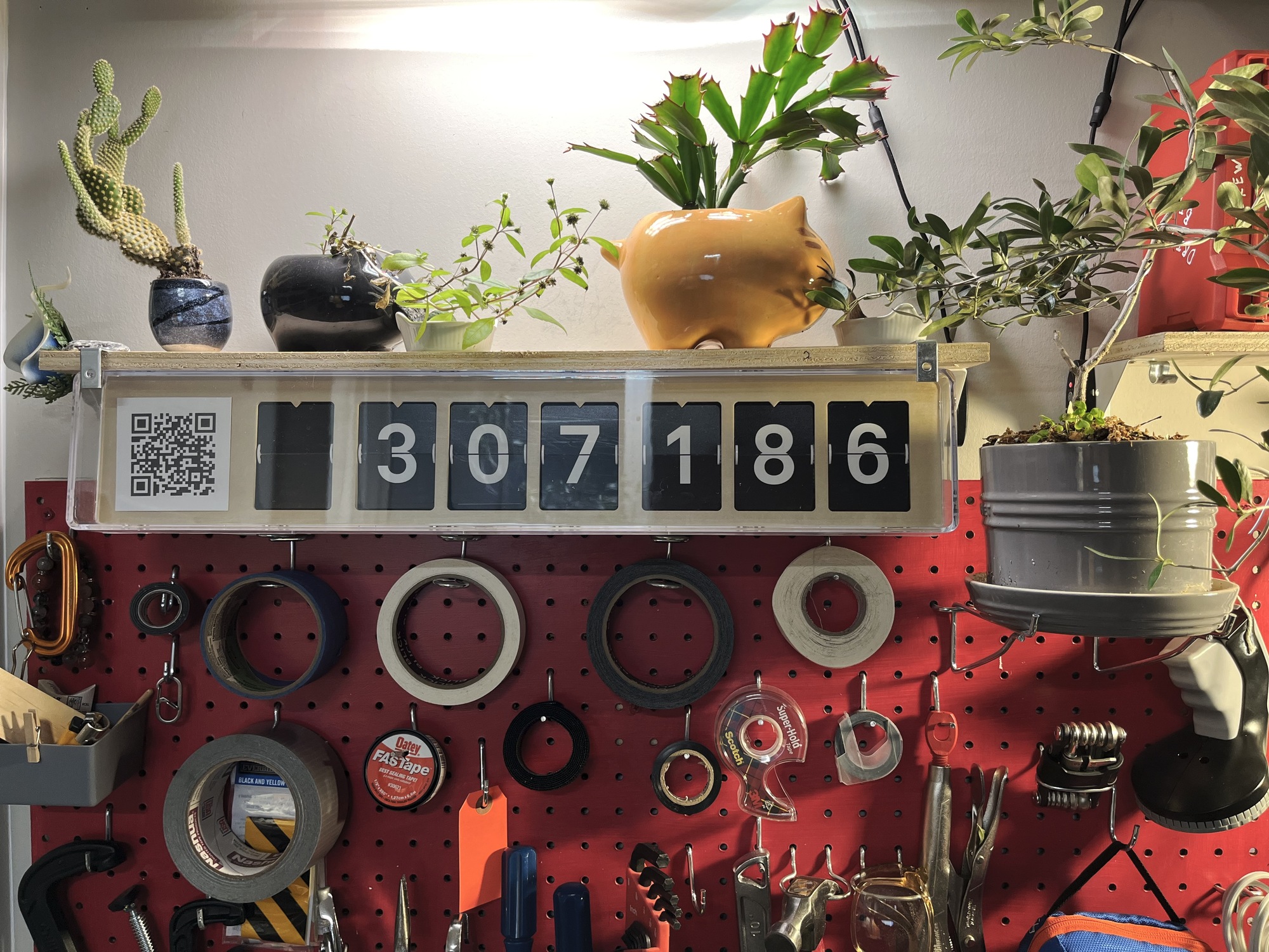 life clock in my studio