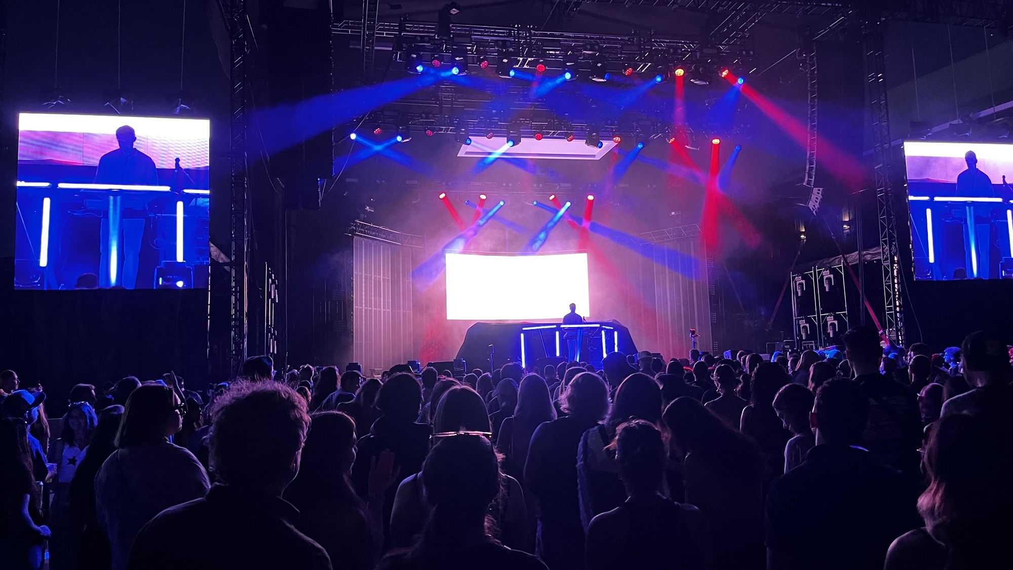 Tycho playing at the Salt Shed Fairgrounds