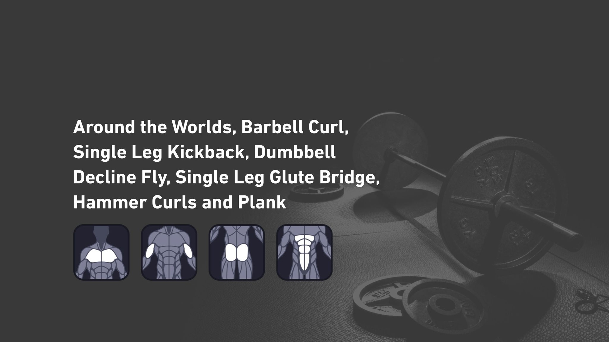 Fitbod - Chest, Biceps, Glutes, Abs 🏋️