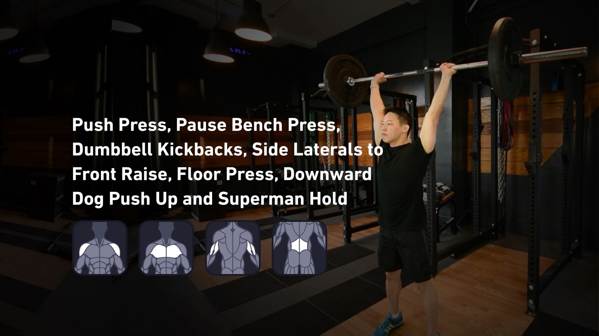 Fitbod - Shoulders, Chest, Triceps, Lower Back ๐๏ธ
