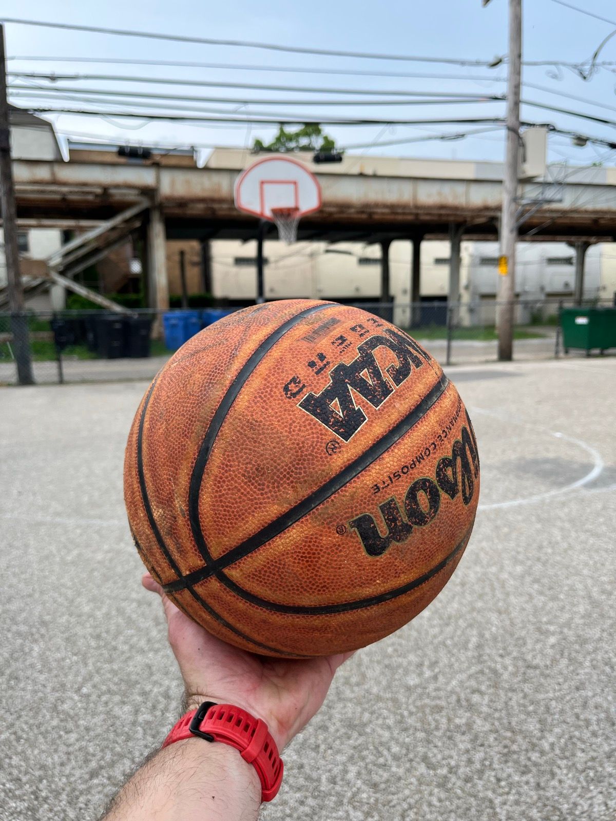 Relaxing basketball 
