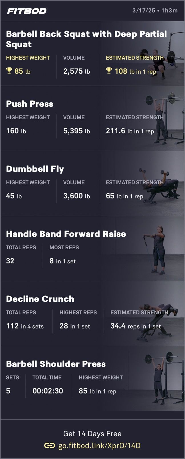 Evening Weight Training 🏋️
