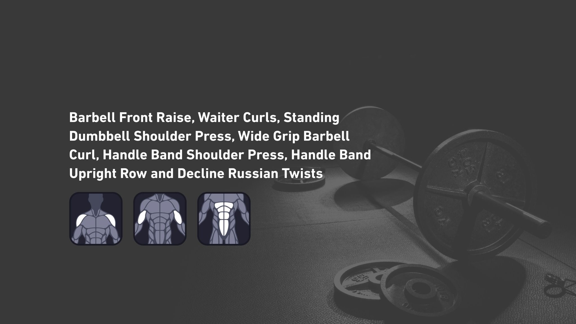 Fitbod - Shoulders, Biceps, Abs 🏋️