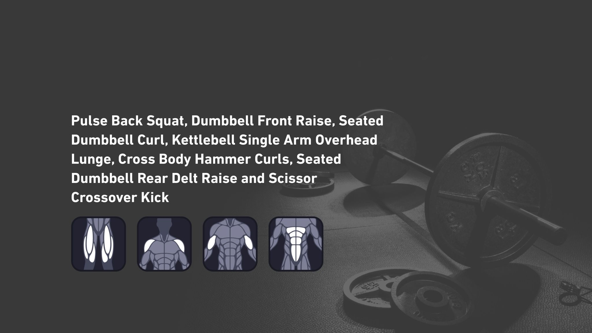 Fitbod - Quadriceps, Shoulders, Biceps, Abs ๐๏ธ