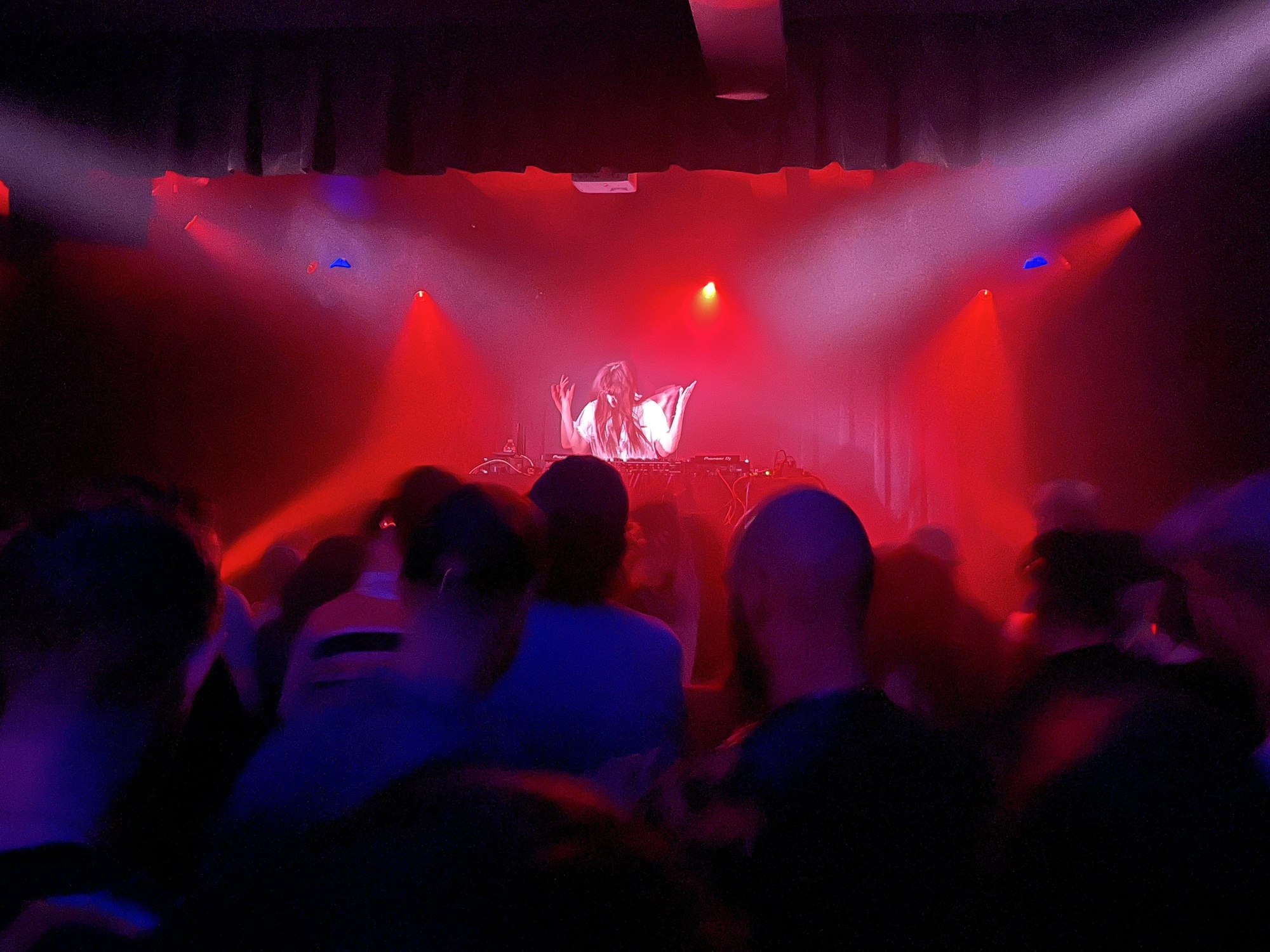 Marie Davidson DJing