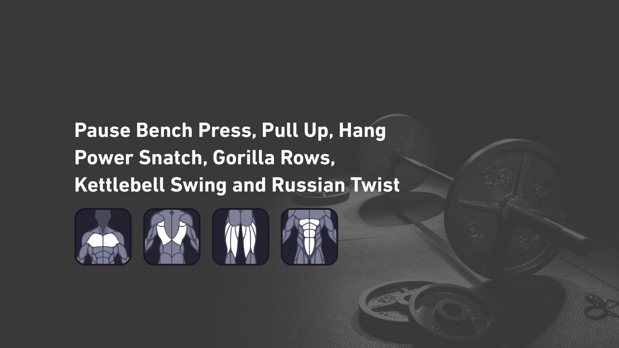 Fitbod - Chest, Back, Hamstrings, Abs 🏋️