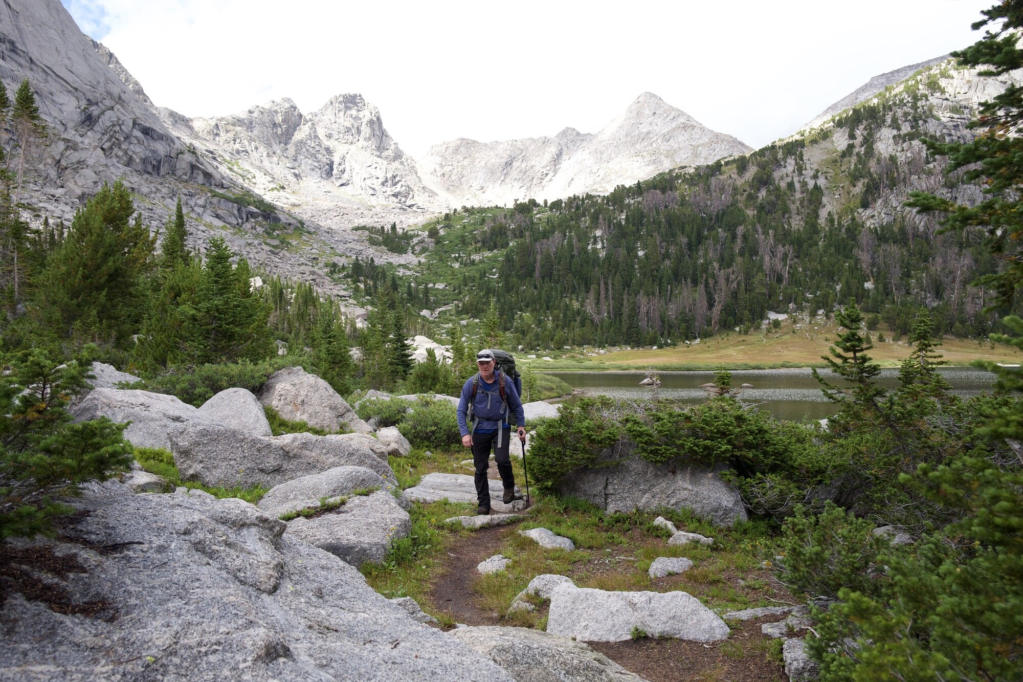 Joe hiking
