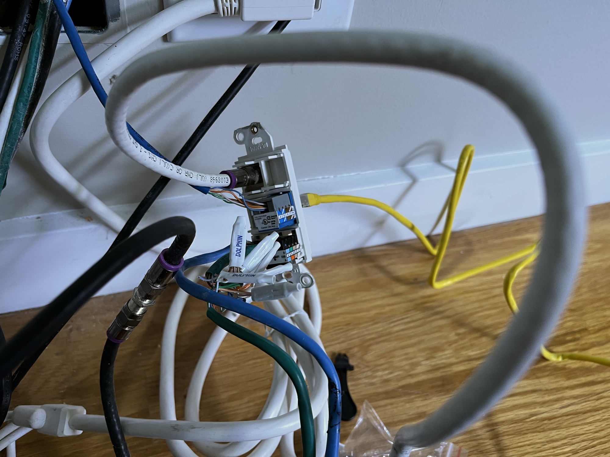 gross wires and ethernet