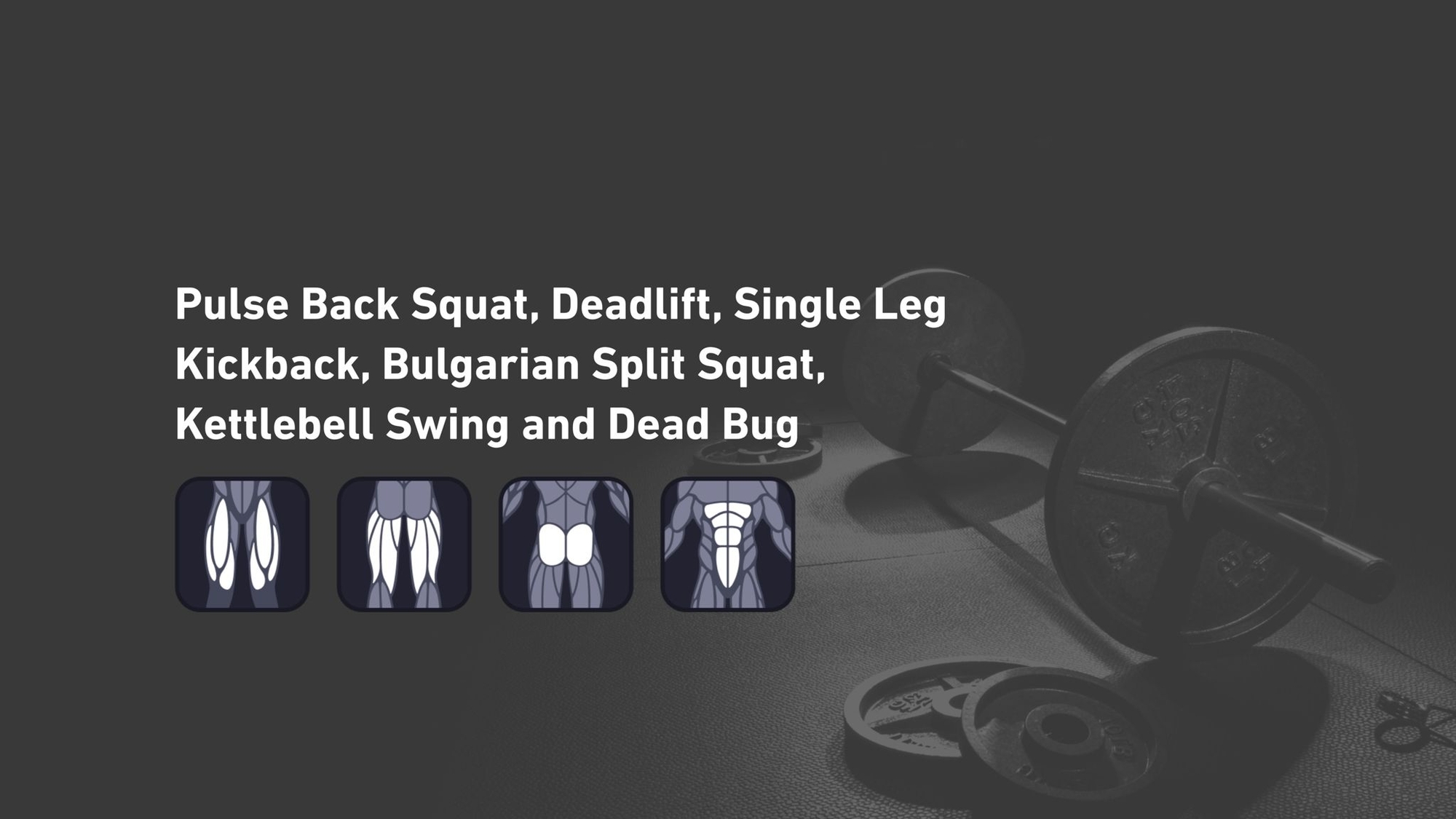 Fitbod - Quadriceps, Hamstrings, Glutes, Abs ๐๏ธ