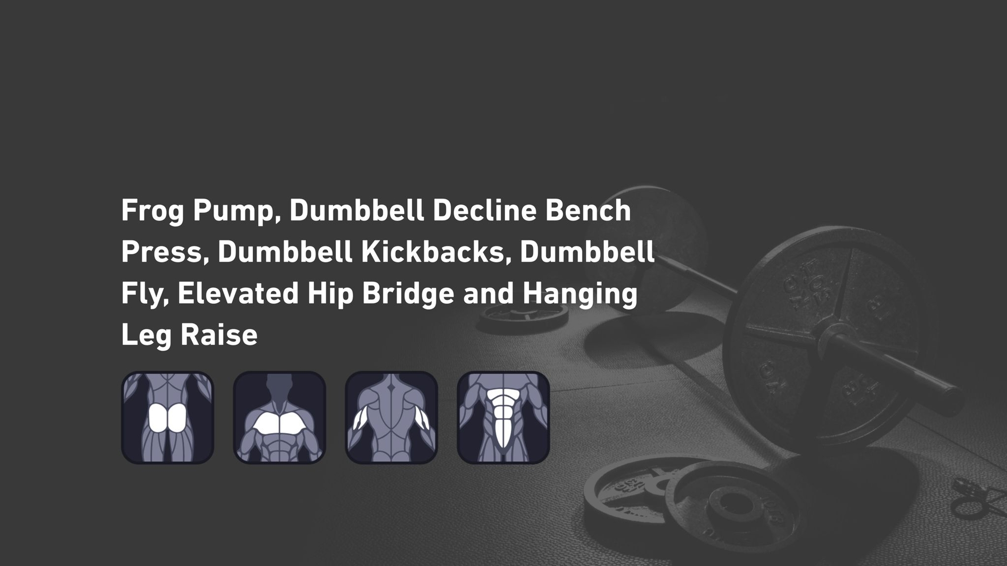 Fitbod - Glutes, Chest, Triceps, Abs 🏋️