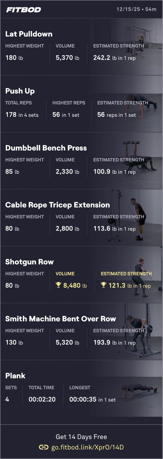 Back Weight Training