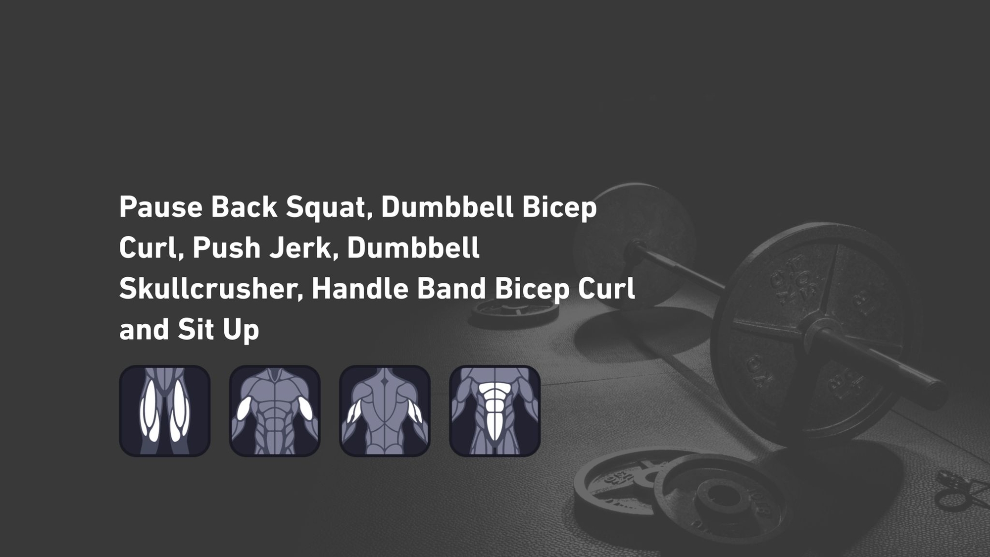 Fitbod - Quadriceps, Biceps, Triceps, Abs ๐๏ธ