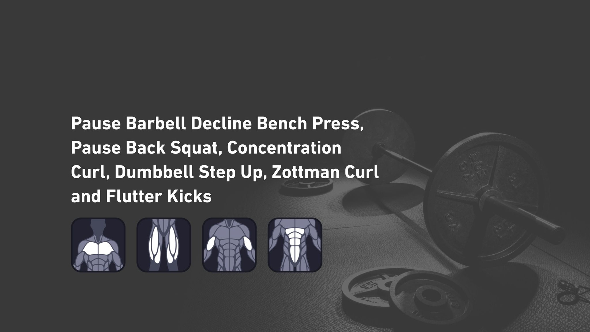 Fitbod - Chest, Quadriceps, Biceps, Abs ๐๏ธ