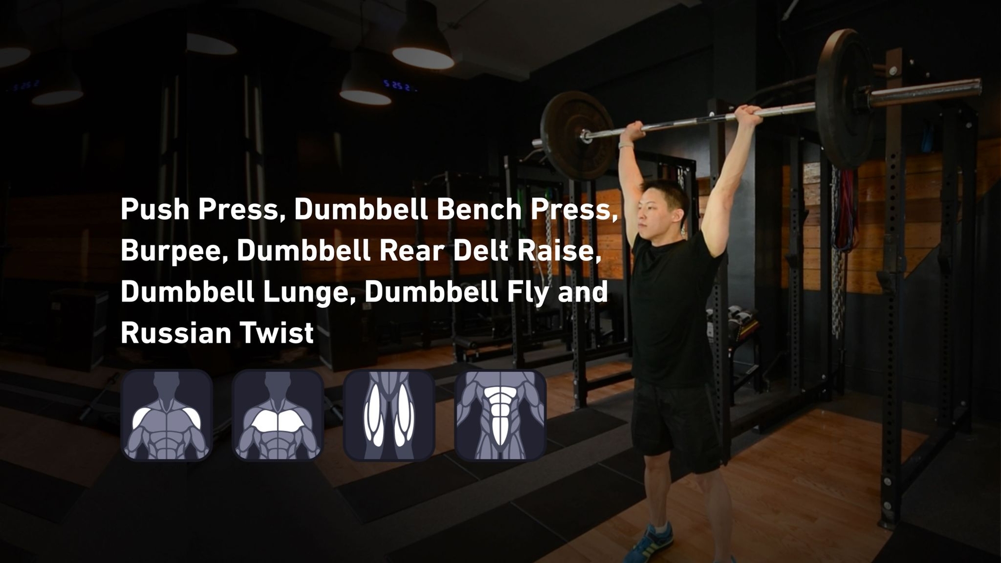 Fitbod - Shoulders, Chest, Quadriceps, Abs ๐๏ธ