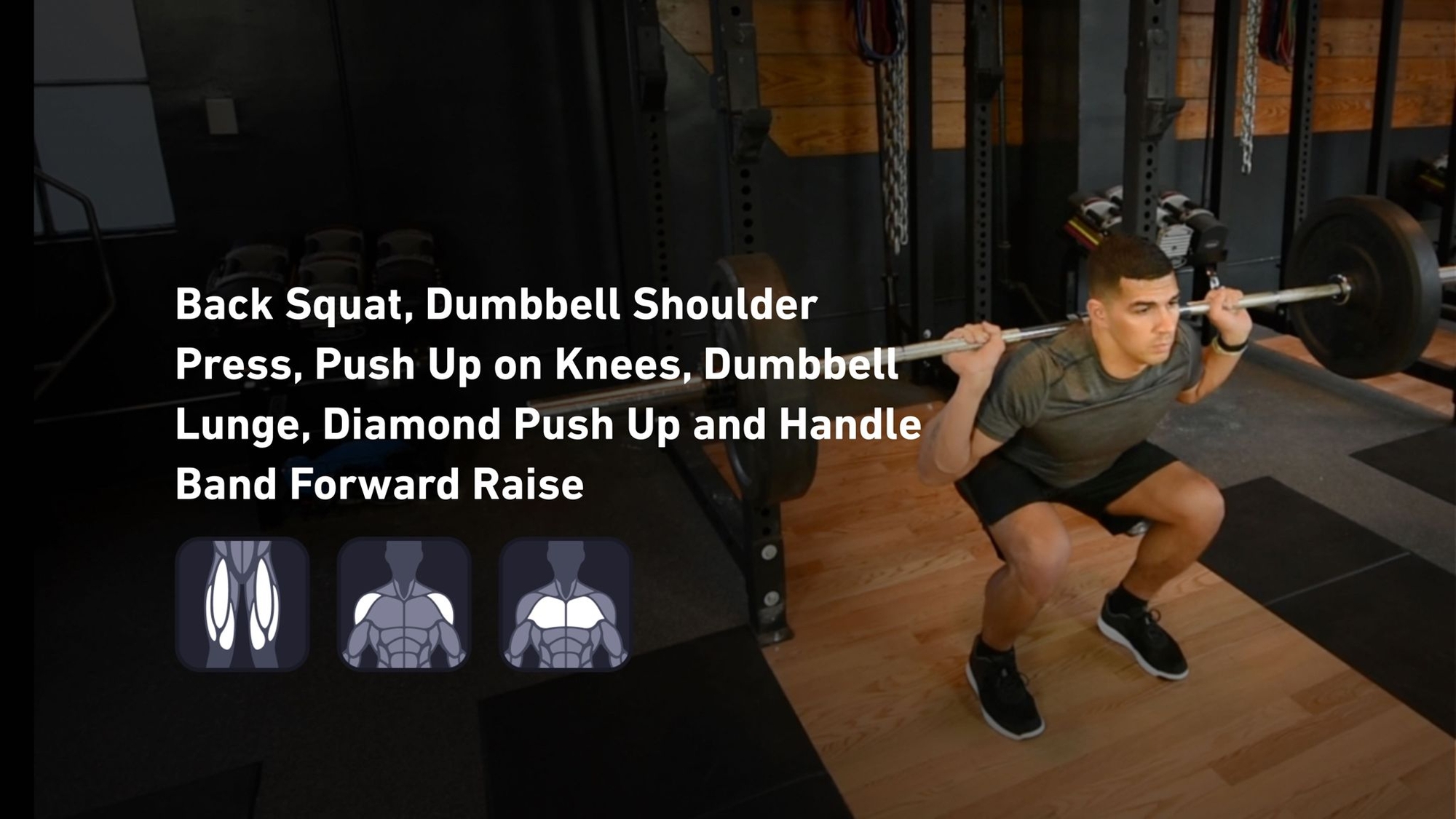 Fitbod - Quadriceps, Shoulders, Chest 🏋️
