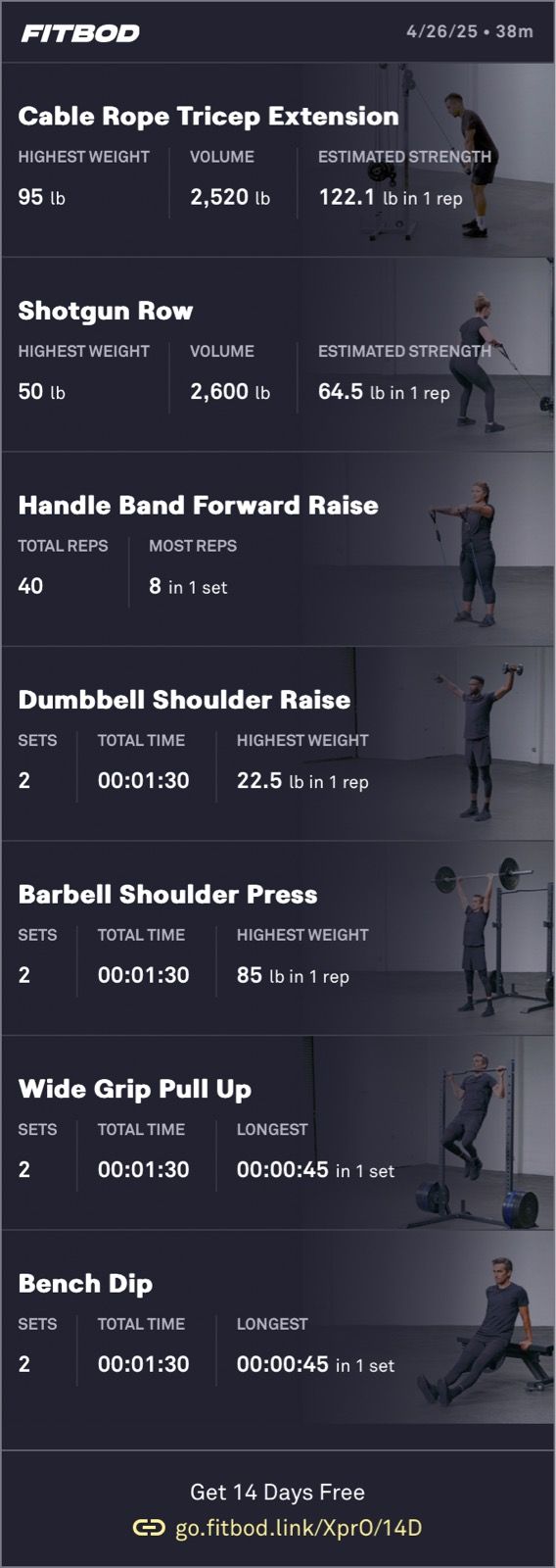 Lunch Weight Training 🏋️