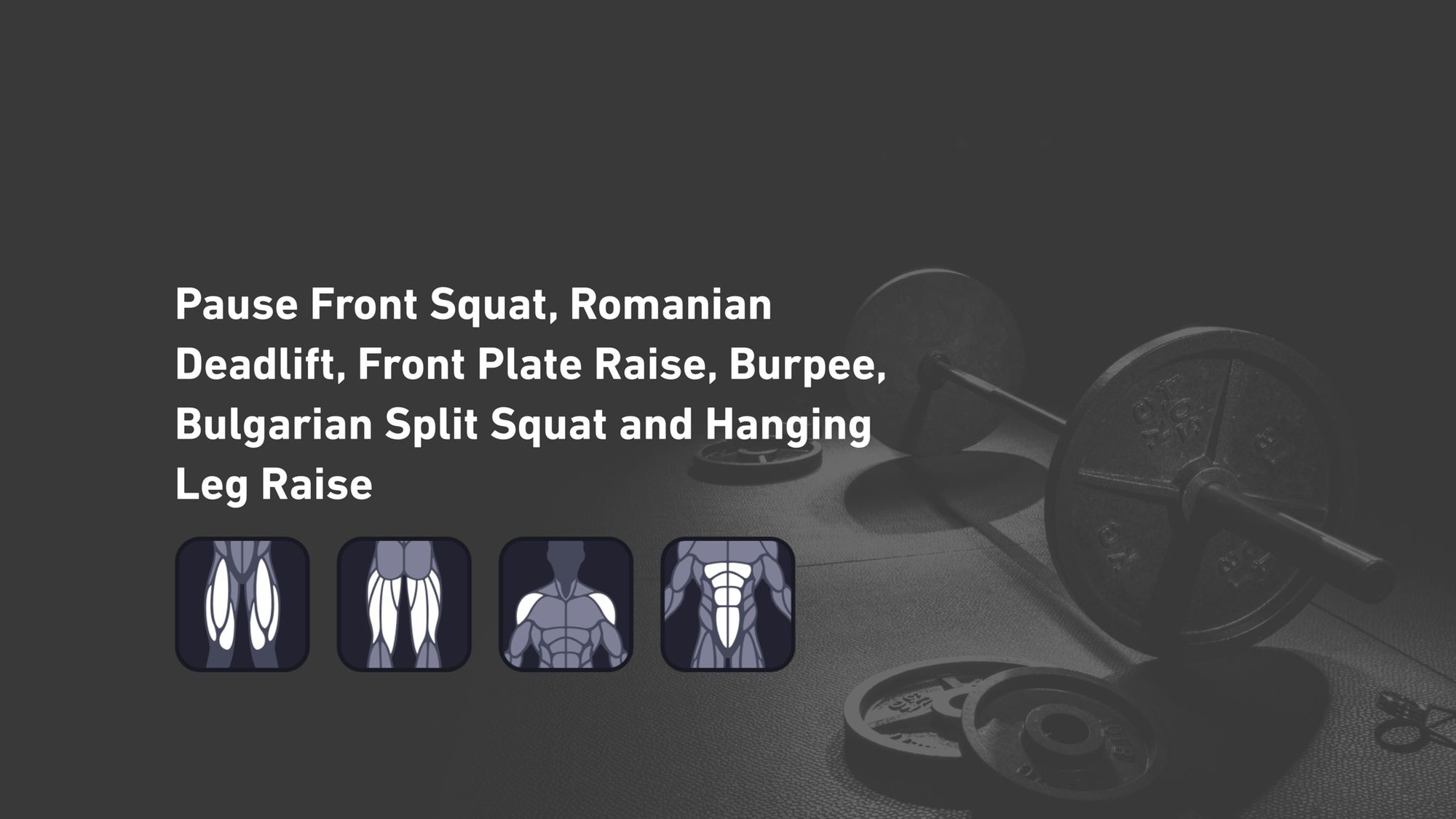 Fitbod - Quadriceps, Hamstrings, Shoulders, Abs ๐๏ธ