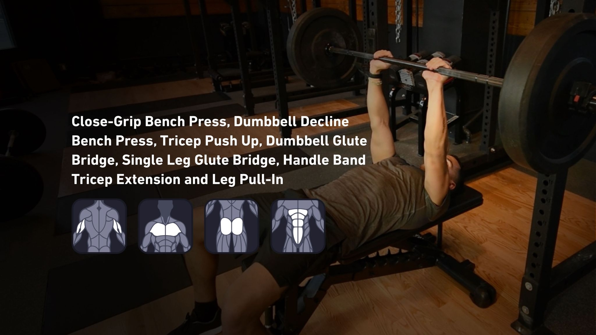 Fitbod - Triceps, Chest, Glutes, Abs 🏋️